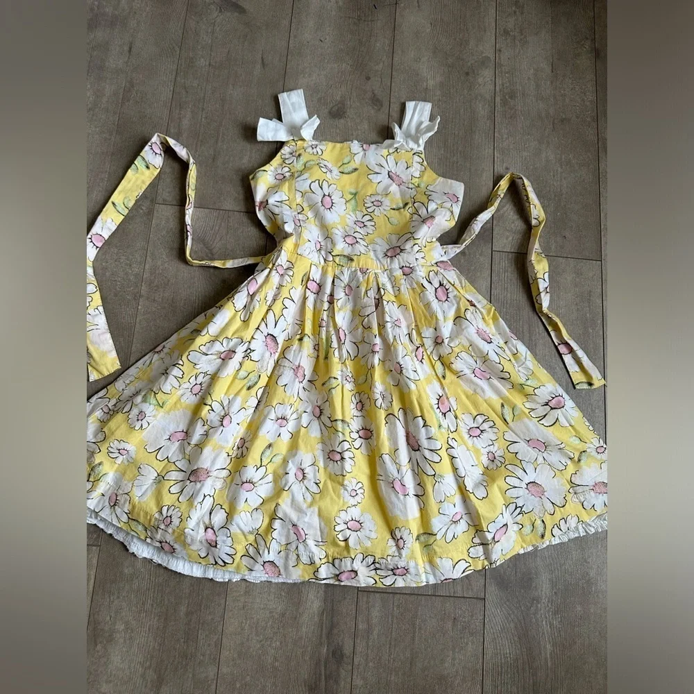 Vintage Children’s Place Girl’s Dainty Daisies Cotton Dress Fit and Flare Size 6
